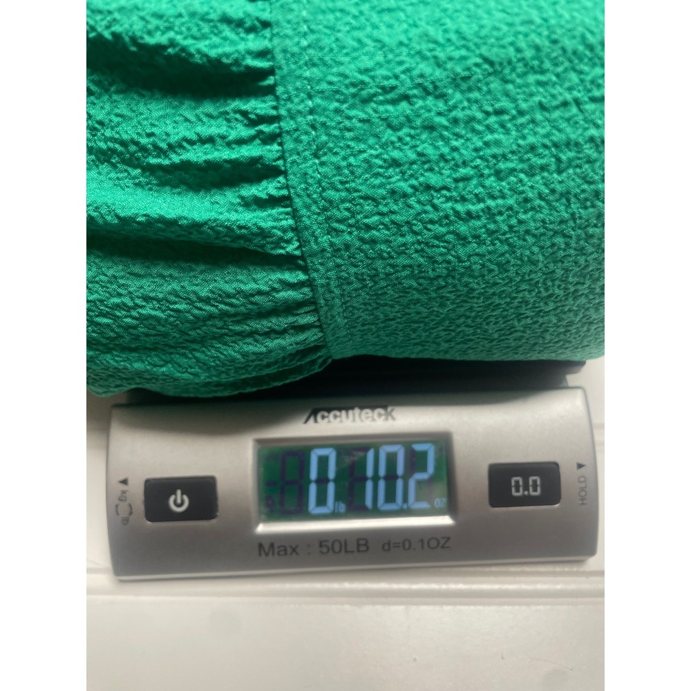 Calvin Klein Green V Neck Cap Sleeve Flared Midi Dress Women's 8 - Picture 8 of 8